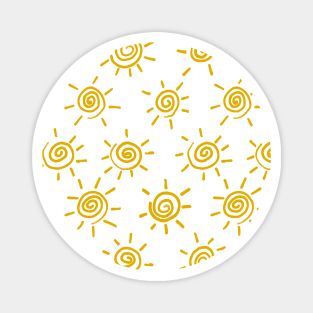 Sun tribal pattern Magnet